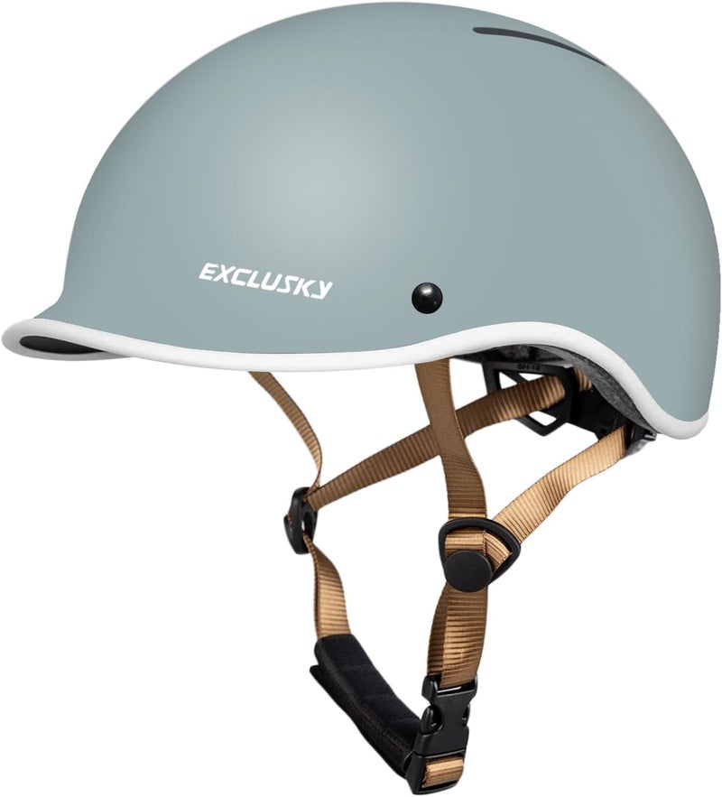 Bike Helmet for Adults,Adjustable Cycling Helmet for Men & Women Safety Certified Bicycle Helmet for Commuting, Road Biking, Skating with USB Rechargeable Rear Light